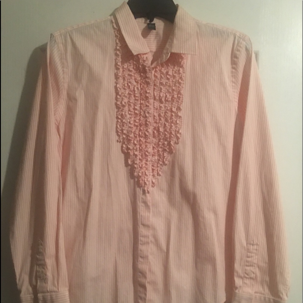 Ralph Lauren Pink & White Blouse
